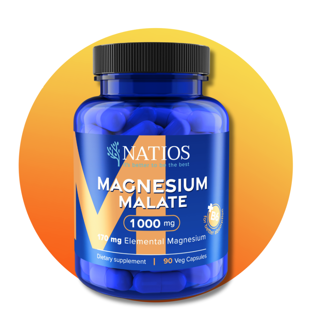 Magnesium Malate 1000 mg + B6, 90 kapsúl