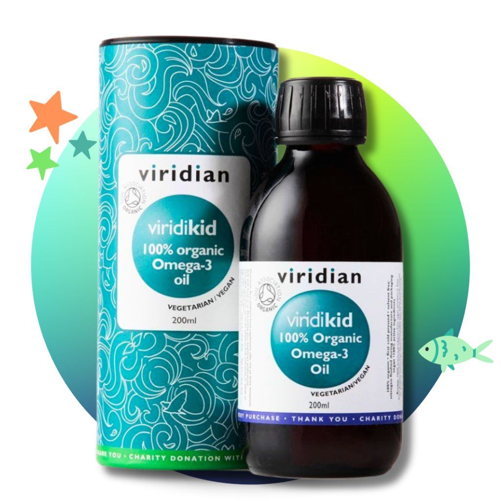 Viridikid Omega 3 Oil Organic (BIO Omega 3 olej pre deti), 200 ml