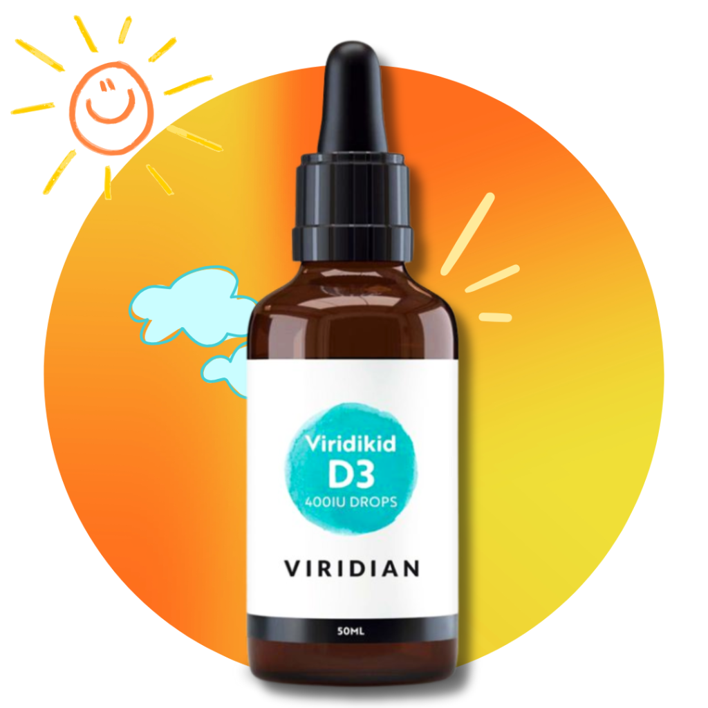 Viridikid Vitamin D Drops 400 IU (vitamín D pre deti kvapky), 30 ml