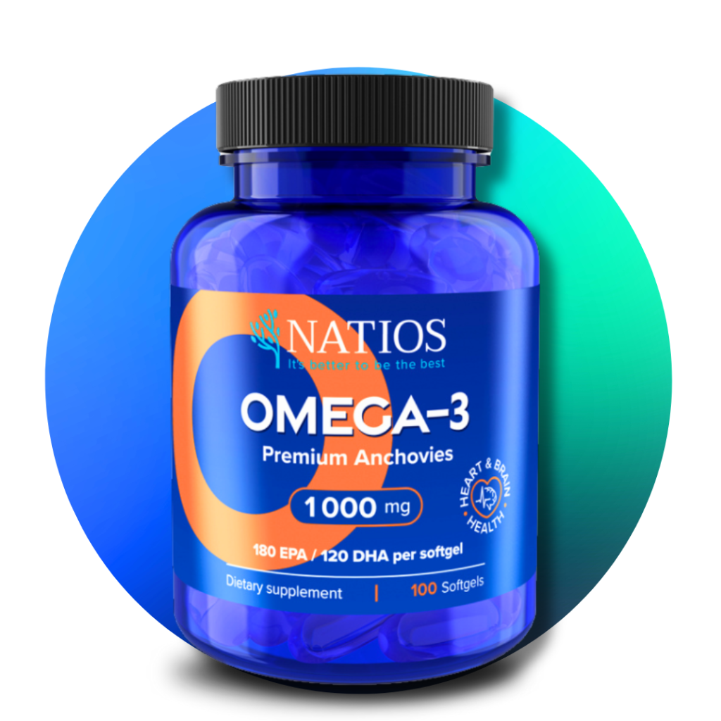 Omega-3 Anchovies (Rybí olej), 1000 mg, 100 softgel kapsúl