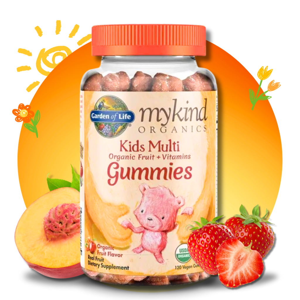 Mykind, Multivitamín pre deti, 120 gumových cukríkov
