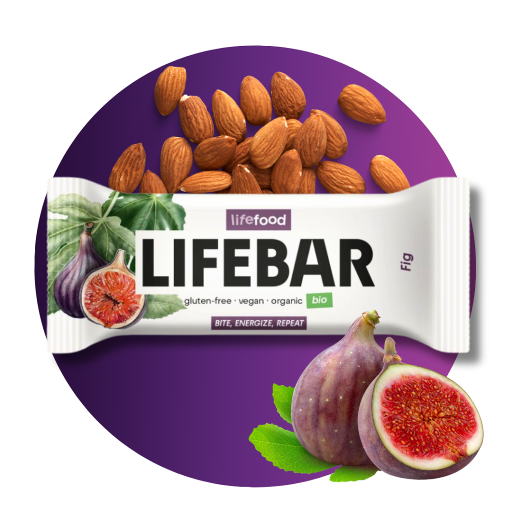 Tyčinka Lifebar figová RAW 40 g BIO
