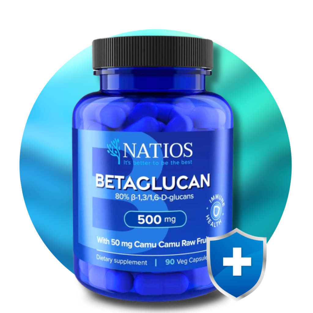 Betaglucan, Betaglukány s Camu Camu, 500 mg, 90 vegánskych kapsúl